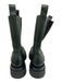 Bottega Veneta Shoe Size 41 Dark Green Leather Pull Tabs Elastic Sides Boots Dark Green / 41