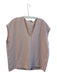 Everlane Size 6 Light Pink Triacetate V Neck Cap Sleeve Top Light Pink / 6