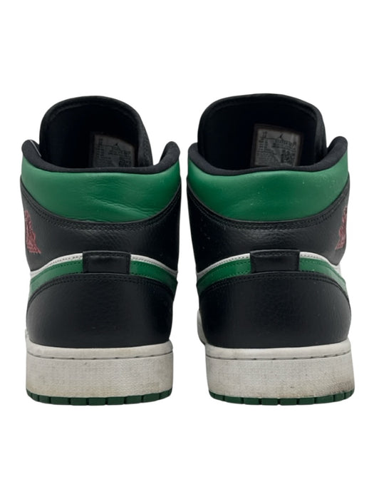 Jordan Shoe Size 12 AS IS Green, Black, White Leather Ankle High Men's Sneakers Green, Black, White / 12