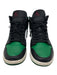 Jordan Shoe Size 12 AS IS Green, Black, White Leather Ankle High Men's Sneakers Green, Black, White / 12