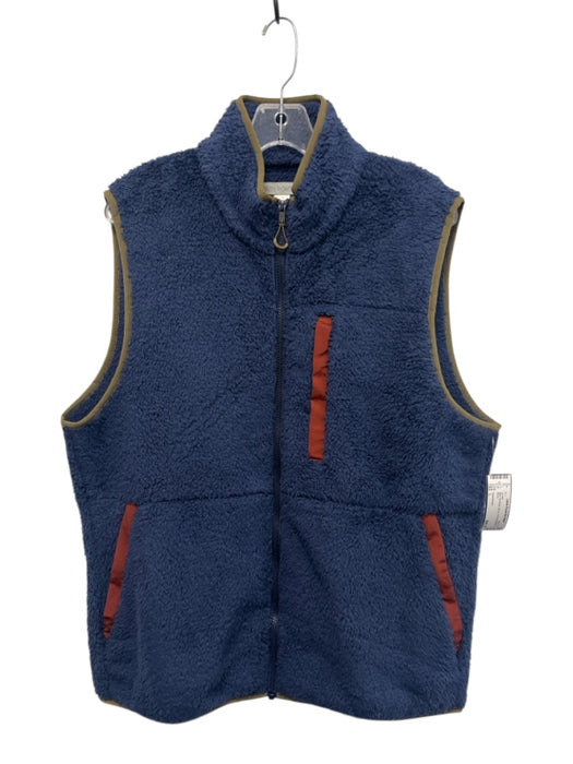 Outerknown Size L Blue Synthetic fleece Vest Men's Jacket Blue / L