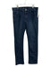 Mott & Bow Size 36 Dark Wash Cotton Blend Solid Jean Men's Pants Dark Wash / 36