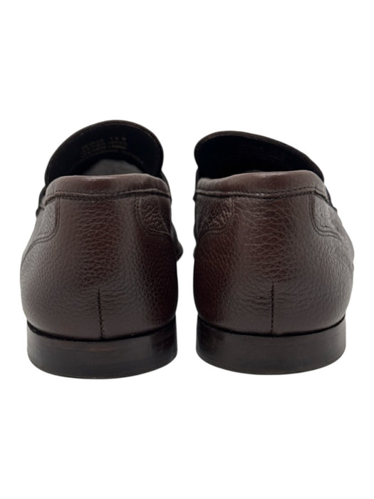 To Boot New York Shoe Size 13 Dark Brown Leather Pebbled Dress Men's Shoes Dark Brown / 13