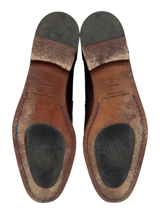 To Boot New York Shoe Size 13 Dark Brown Leather Pebbled Dress Men's Shoes Dark Brown / 13