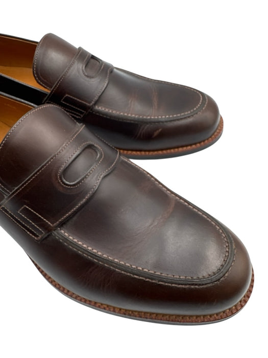 Beckett Simonon Shoe Size 13 Dark Brown Leather Solid Dress Men's Shoes Dark Brown / 13