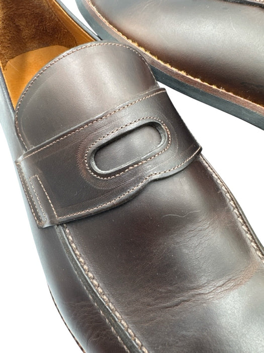 Beckett Simonon Shoe Size 13 Dark Brown Leather Solid Dress Men's Shoes Dark Brown / 13
