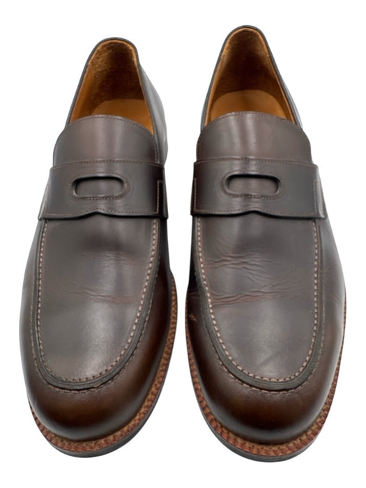 Beckett Simonon Shoe Size 13 Dark Brown Leather Solid Dress Men's Shoes Dark Brown / 13