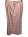 Kay Unger Size 8 Beige & Pink Silk Abstract Print Rhinestone Detail Skirt Set Beige & Pink / 8