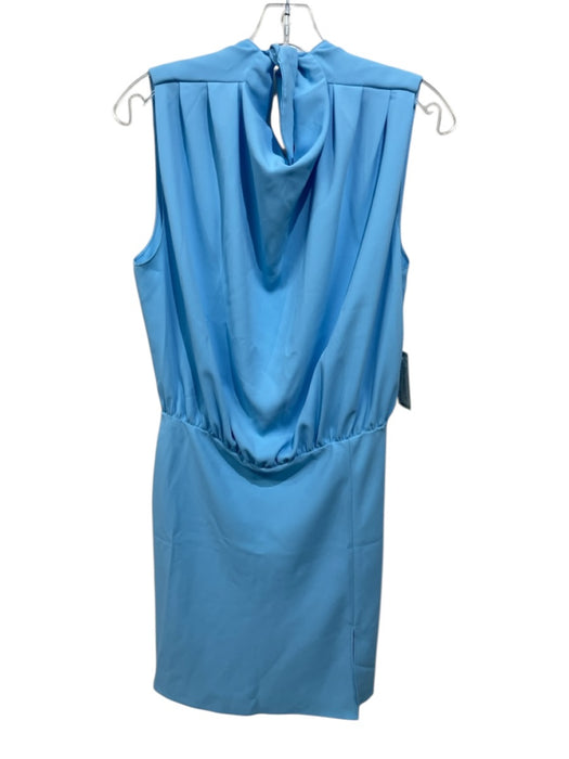 Amanda Uprichard Size Medium Light Blue Polyester Sleeveless Back Tie Dress Light Blue / Medium