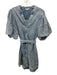Rails Size Small Light Wash Cotton Denim Snap Button Closure Acid Wash Dress Light Wash / Small