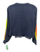 Aviator Nation Size Medium Navy, Orange, Green Cotton Blend Long Sleeve Sweater Navy, Orange, Green / Medium