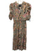 Ulla Johnson Size XS Orange, Purple & Multi Print Silk & Cotton Floral Dress Orange, Purple & Multi Print / XS