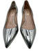 Nicholas Kirkwood Shoe Size 35 Silver Patent Leather Metallic Mid Heel Pumps Silver / 35