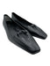 Toteme Shoe Size 36 Black Leather Pointed Square Toe Gathered Slip On Flats Black / 36