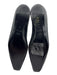 Toteme Shoe Size 36 Black Leather Pointed Square Toe Gathered Slip On Flats Black / 36