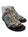 Tom Ford Shoe Size 36.5 Beige, Black & Gold Python Leather Snakeskin Sandals Beige, Black & Gold / 36.5