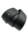 Fendi Black Leather Gold Hardware Men's Belt Black