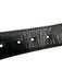 Fendi Black Leather Gold Hardware Men's Belt Black