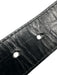 Fendi Black Leather Gold Hardware Men's Belt Black