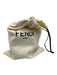Fendi Black Leather Gold Hardware Men's Belt Black