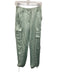 Off-White Size 38 Mint Green Acetate Blend Logo Jacquard Satin Cargo Pants Mint Green / 38