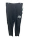 Missoni Sport Size L Black & White Cotton Zip Pocket Elastic Waist Jogger Pants Black & White / L