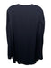 Haute Hippie Size XS Navy Blue Polyester Satin Long Bell Sleeve Shift Dress Navy Blue / XS