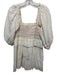 Loveshackfancy Size XS Cream White & Multi Cotton Smocked Star Print Dress Cream White & Multi / XS