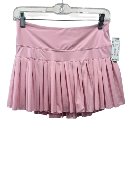 Goldhinge Size M Light Pink No Fabric Tag Elastic Waistband Pleated Skort Skirt Light Pink / M