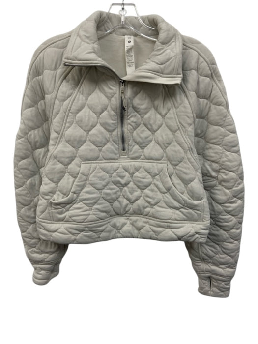 Lululemon Size XS Off White Polyester Blend Lone Mountain Turquoise Jacket Off White / XS