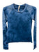 Lululemon Size 4 Blue & Gray Nylon Long Sleeve Marbled Top Blue & Gray / 4