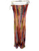 SNDYS. Size S Multi Polyester Strapless Zipper Watercolor Maxi Dress Multi / S