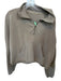 Lululemon Size 10 Taupe Long Sleeve Half Zip Cropped Athletic Jacket Taupe / 10