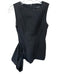 Lioness Size M Black Cotton Blend Sleeveless Side Ties Back Zip Dress Black / M