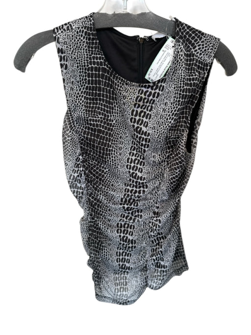 Saunders Collective Size S Black & White Recycled Polyester Sleeveless Top Black & White / S