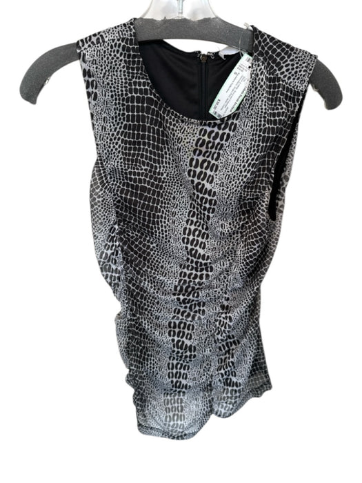 Saunders Collective Size S Black & White Recycled Polyester Sleeveless Top Black & White / S