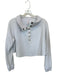 FP Movement Size S White Cotton Long Sleeve Ribbed Snap Button Athletic Top White / S
