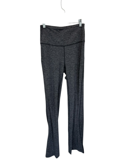 Lululemon Size 6 Gray & Black High Waist Heathered Flare Athletic Leggings Gray & Black / 6