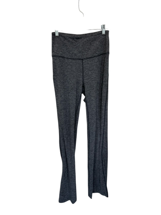 Lululemon Size 6 Gray & Black High Waist Heathered Flare Athletic Leggings Gray & Black / 6