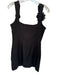 Elliatt Size M Black Polyester Sleeveless Flower Application Back Zip Dress Black / M