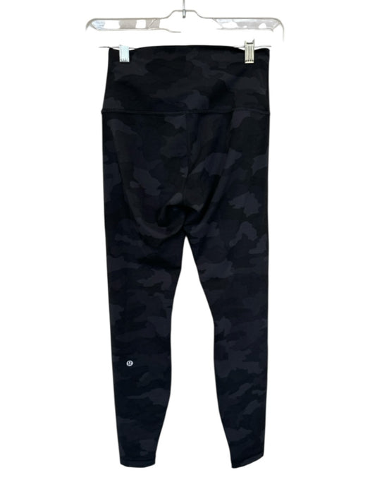 Lululemon Size 6 Black & Gray High Waist Camo Athletic Leggings Black & Gray / 6