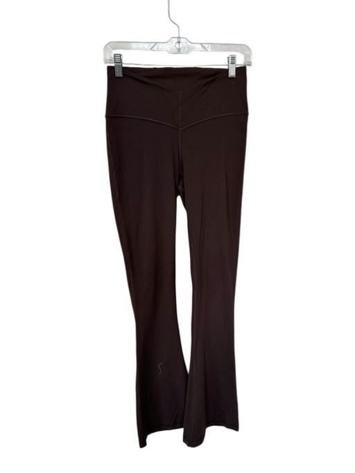 Lululemon Size 8 Dark Brown High Waist Solid Flare Athletic Leggings Dark Brown / 8