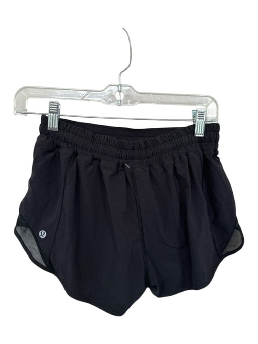 Lululemon Size 6 Black Elastic Waist Athletic Shorts Black / 6