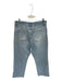 Zara Size 6 Light Wash Cotton High Waist Wide Leg Raw Hem Jeans Light Wash / 6