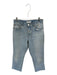 Zara Size 6 Light Wash Cotton High Waist Wide Leg Raw Hem Jeans Light Wash / 6