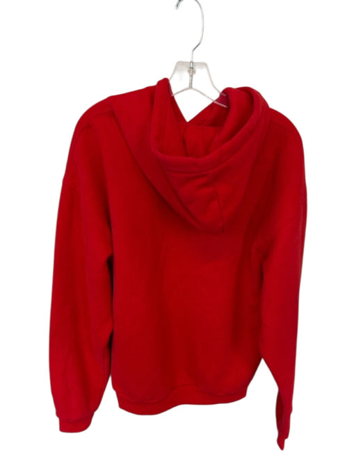Comfrt Size Medium Red Cotton Polyester Blend Hoodie Logo Sweatshirt Red / Medium