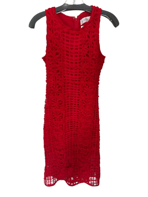 endless rose Size S Red Polyester Ribbon Detail Sleeveless Back Zip Maxi Dress Red / S