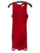 endless rose Size S Red Polyester Ribbon Detail Sleeveless Back Zip Maxi Dress Red / S