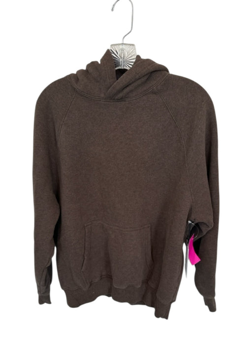 Aritzia Size xs / 2 Dark Brown Cotton Polyester Blend Hoodie Sweatshirt Dark Brown / xs / 2