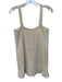 Alexis Size S Cream Acetate ruffles Pockets Front Zip Pleated Hem Dress Cream / S